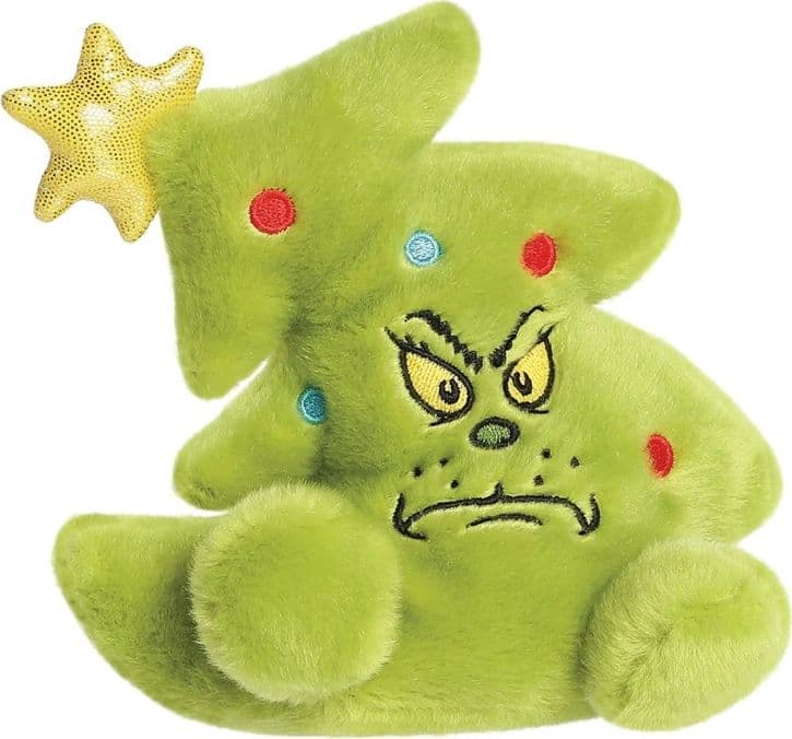Grinch - Plush Toy Grinch in the Shape of a Christmas Tree 13 cm from Palm Pals Collection - 4