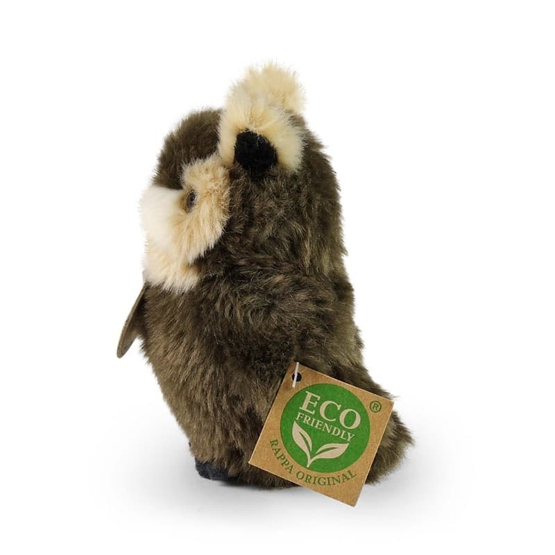 Rappa - Plush Realistic Toy Owl 13 cm Eco-Friendly - 7