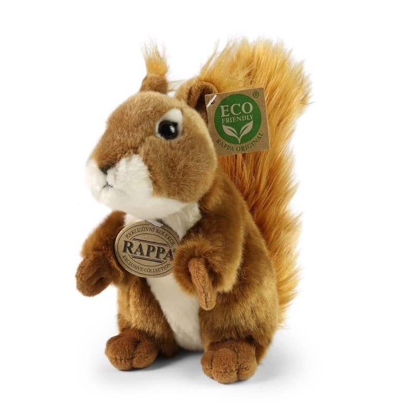 Rappa - Plush Realistic Toy Squirrel 20 cm Eco-Friendly - 5
