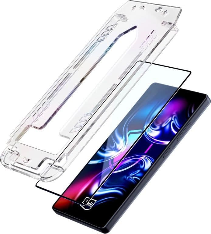 3mk HardGlass Max - Tempered Glass with Applicator for iPhone Air (Black) - 11