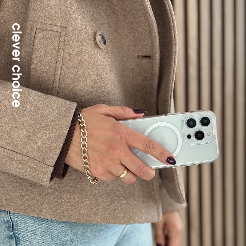 Crong Phone Charm - Ciondolo per telefono con cordino (ancora oro) - 2