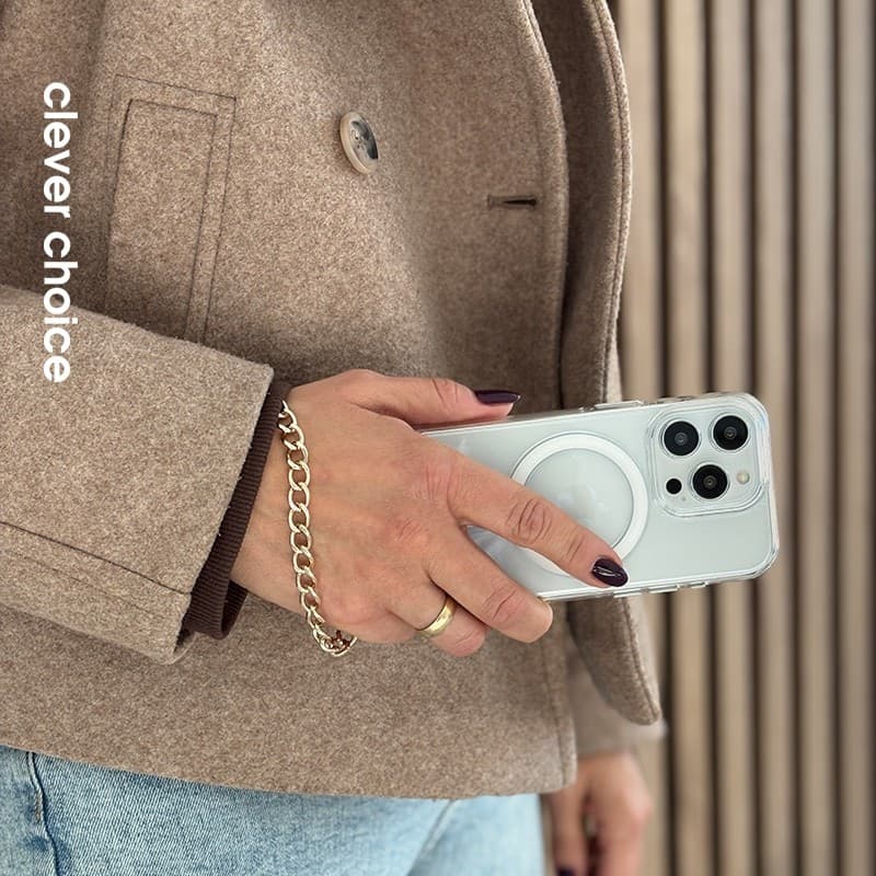 Crong Phone Charm - Ciondolo per telefono con cordino (ancora oro) - 6