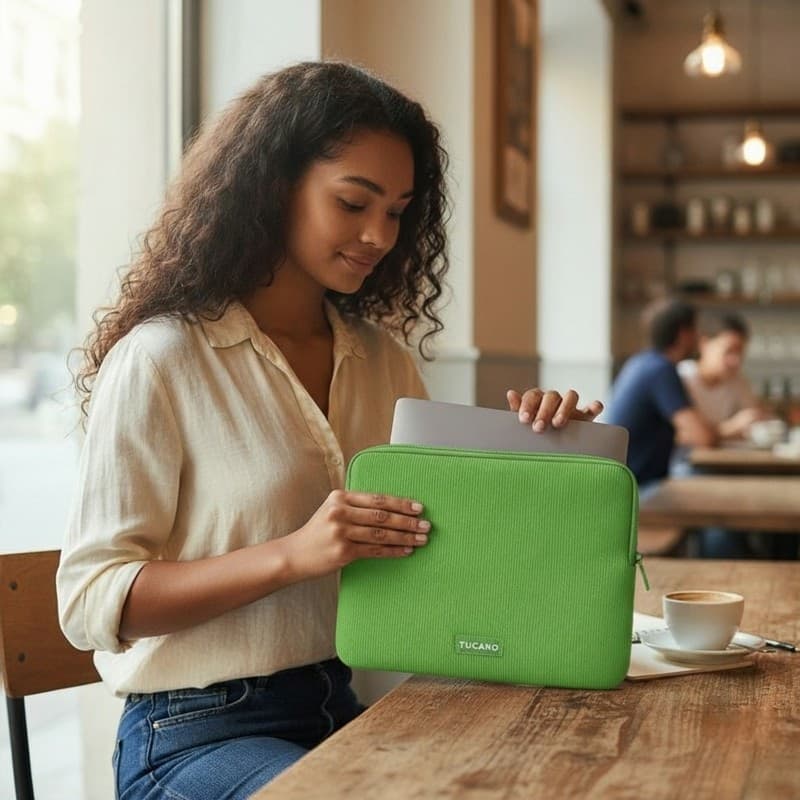 Tucano Colore2 - Sleeve for MacBook Air 13” / Pro 13" / Laptop 12” (green) - 19