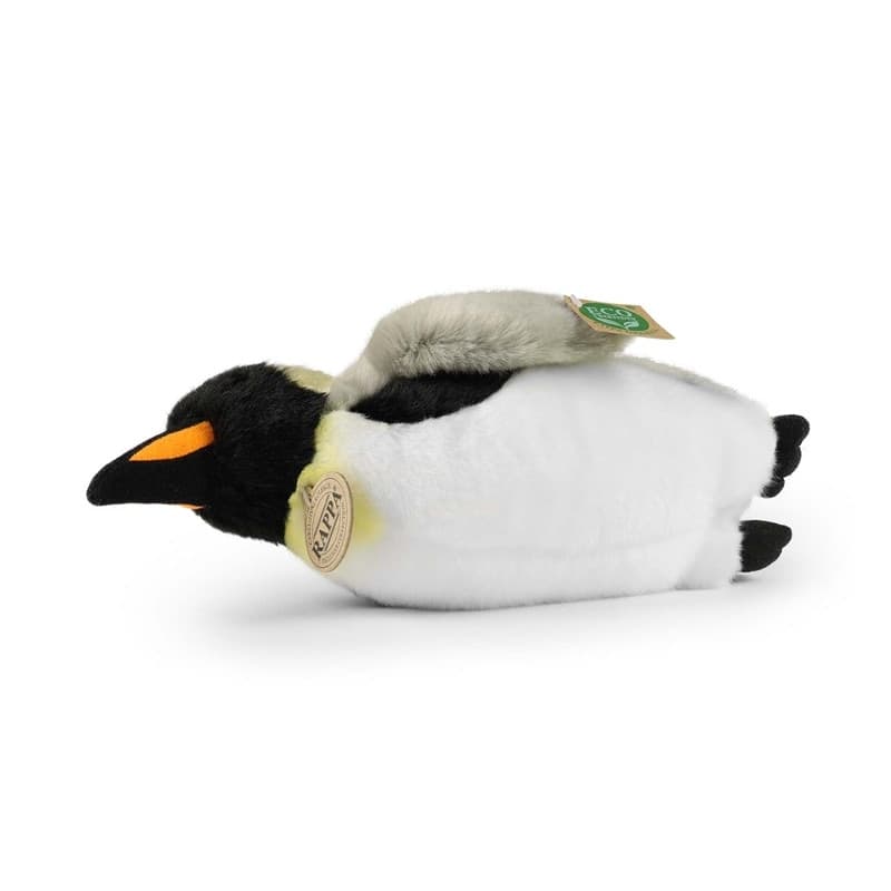 Rappa - Plush Realistic Toy Lying Penguin 28cm Eco-Friendly - 4