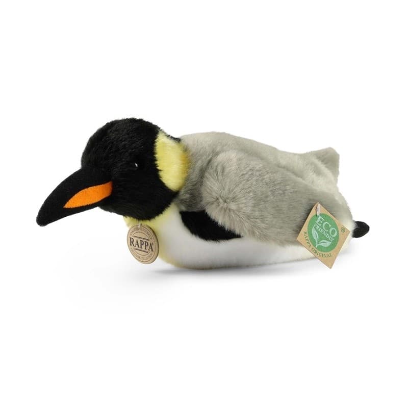 Rappa - Plush Realistic Toy Lying Penguin 28cm Eco-Friendly - 5