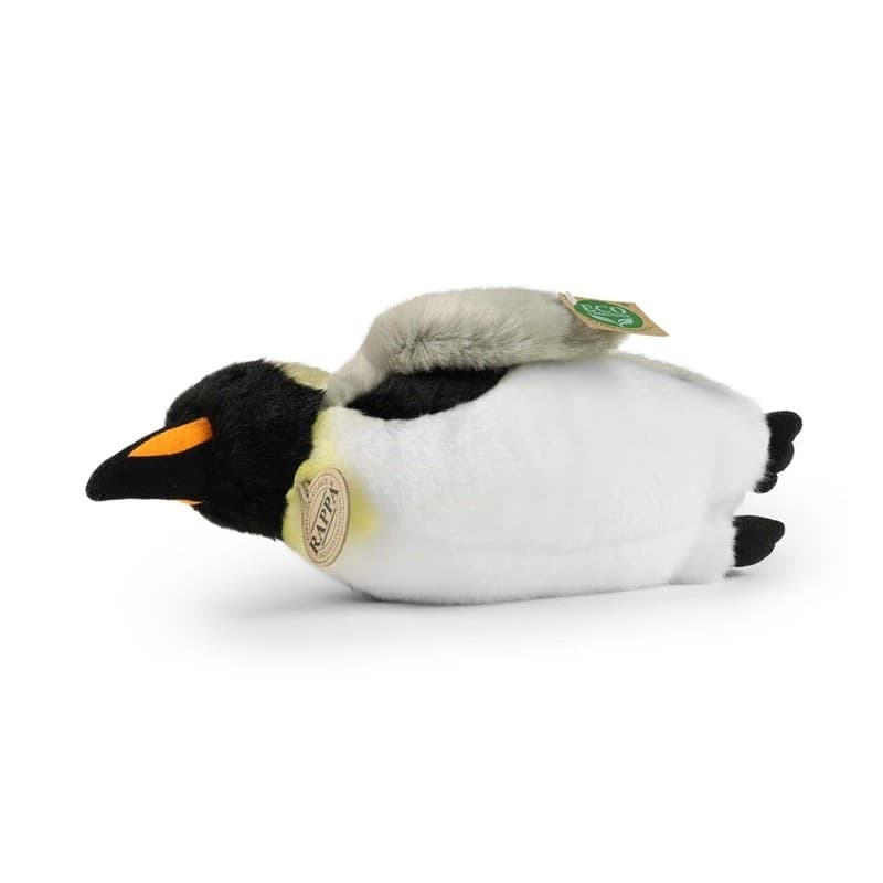 Rappa - Plush Realistic Toy Lying Penguin 28cm Eco-Friendly - 8