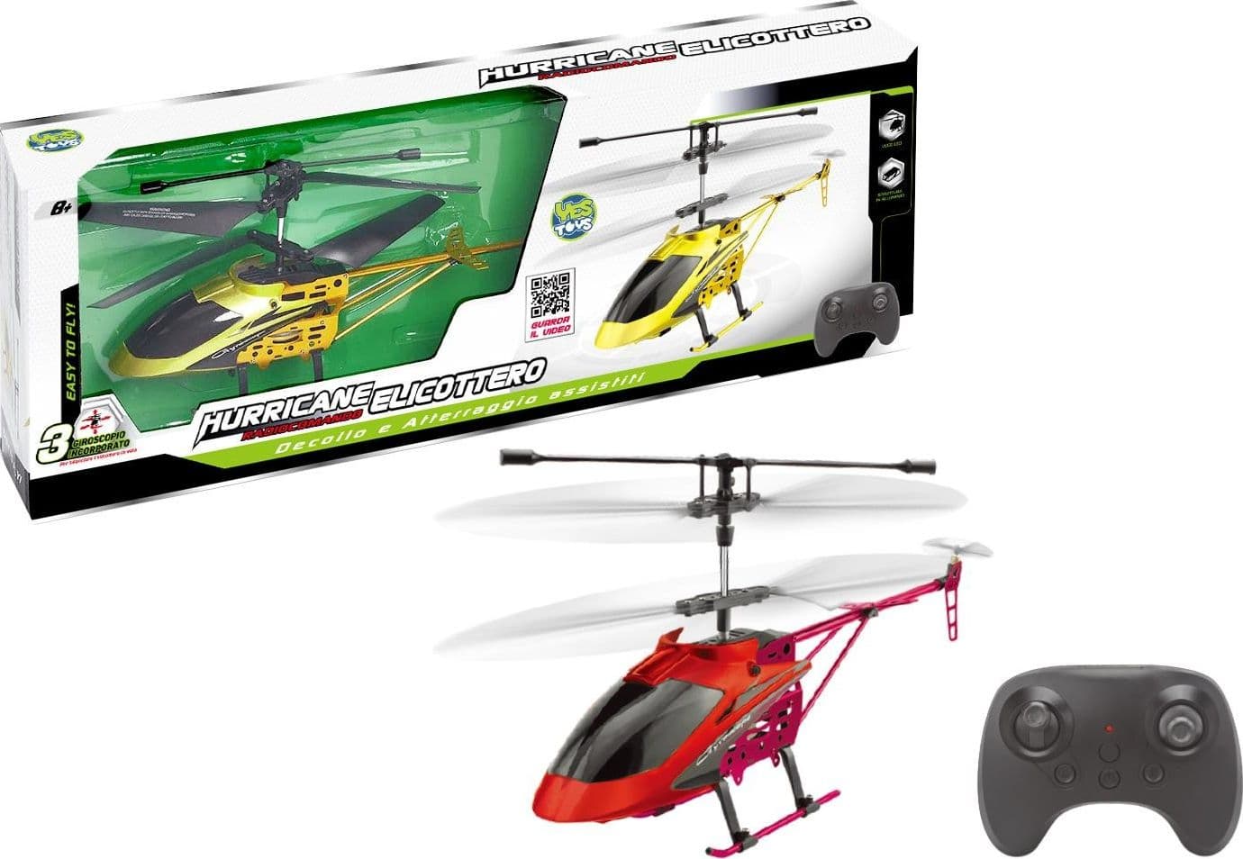 Elicottero Hurricane 35cm R/C con Stabilizzato