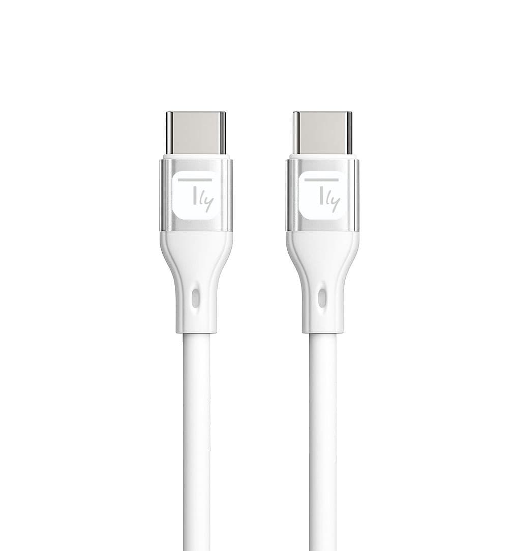 Cavo USB-C&trade Maschio/Maschio USB 2.0 in Silicone 1m Bianco - 7