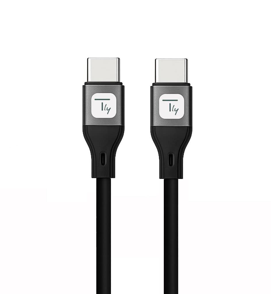 Cavo USB-C&trade Maschio/Maschio USB 2.0 in Silicone 1m Nero - 8