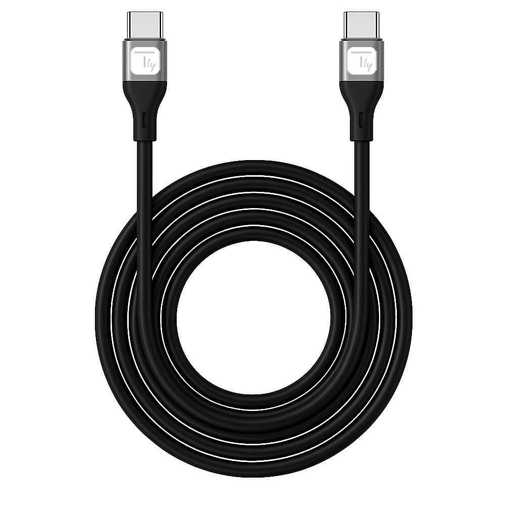Cavo USB-C&trade Maschio/Maschio USB 2.0 in Silicone 1m Nero - 9