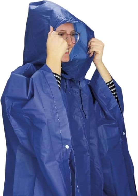 Lifetime - Rain Poncho / Cape 130x100 cm (Blue) - 2