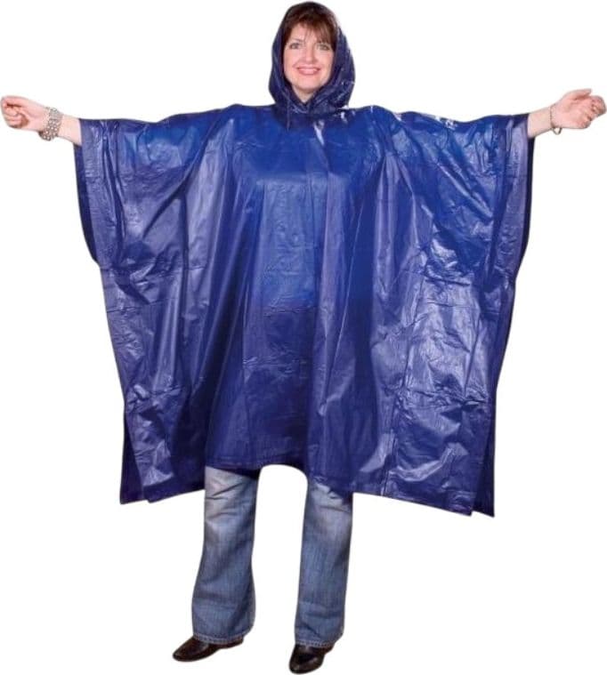 Lifetime - Rain Poncho / Cape 130x100 cm (Blue) - 3