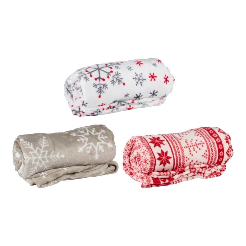 Arti Casa - Flannel Christmas Blanket 150x200 cm (White) - 7