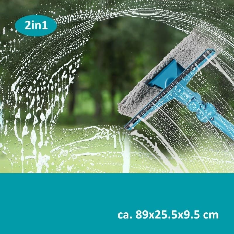 Alpina - 2-in-1 Window Washer / Squeegee with Telescopic Handle up to 89 cm - 20