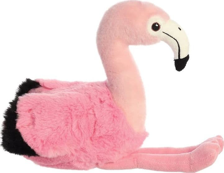 Eco Nation – Plush Toy / Cuddly Sitting Flamingo 27 cm Eco-Friendly - 18