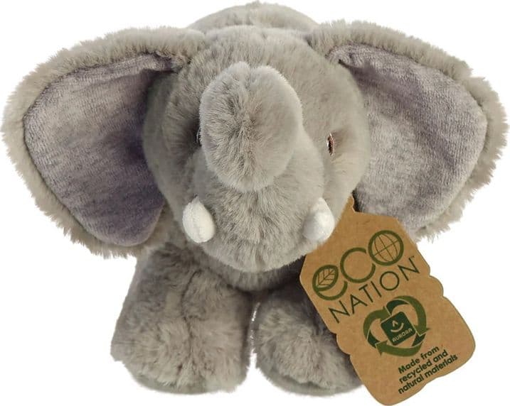 Eco Nation – Plush Toy / Cuddly Elephant 27 cm Eco-Friendly - 2