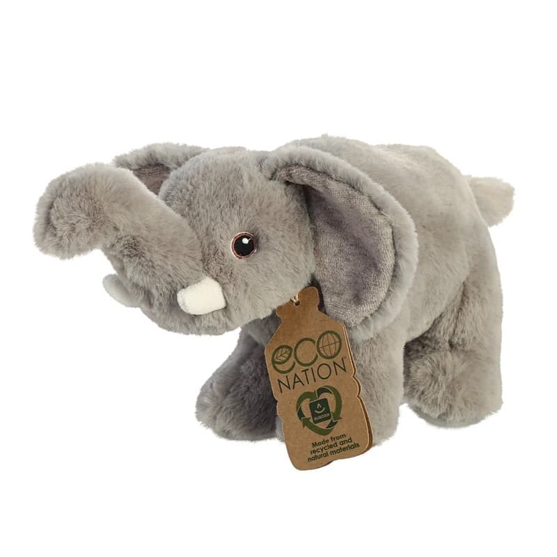 Eco Nation – Plush Toy / Cuddly Elephant 27 cm Eco-Friendly - 3