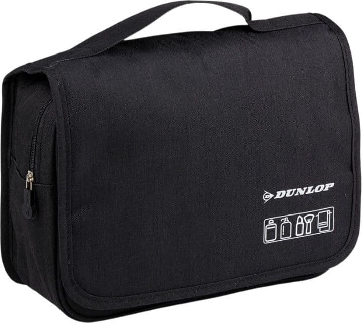 Dunlop – Travel Toiletry Bag with Hanging Hook 25x20x10 cm (Black) - 7