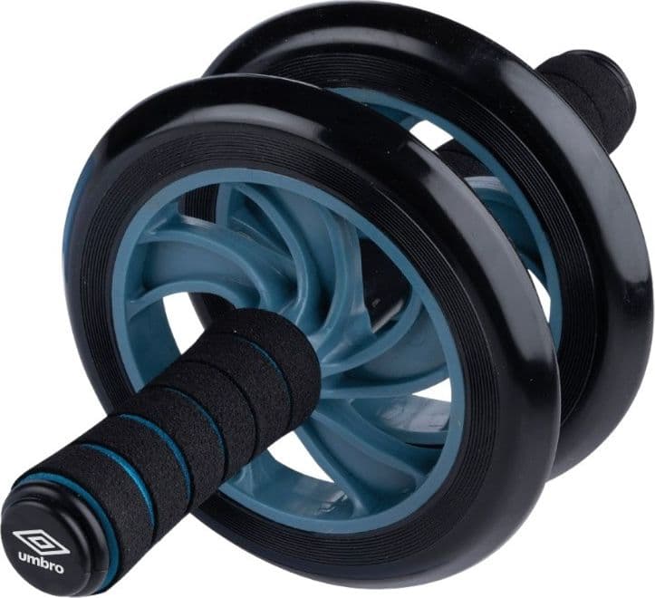 Umbro - Dual-wheel ab roller with mat (Blue) - 2