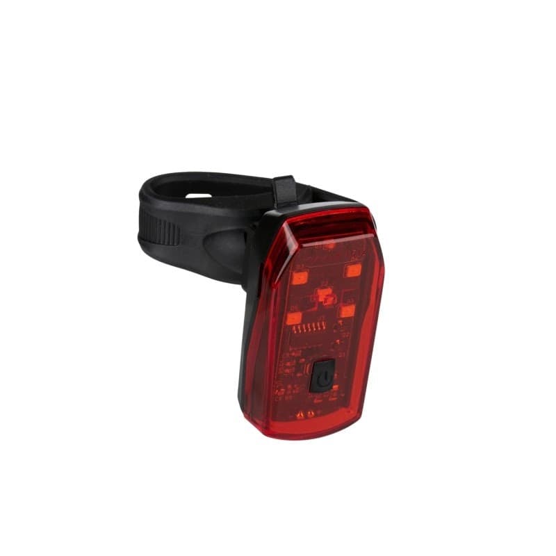 Dunlop - Rear bike light with 5 LEDs and STOP function K-Mark - 6
