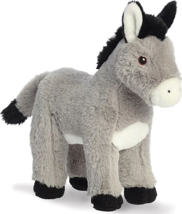 Eco Nation – Plush Toy / Cuddly Donkey 22 cm Eco-Friendly - 3