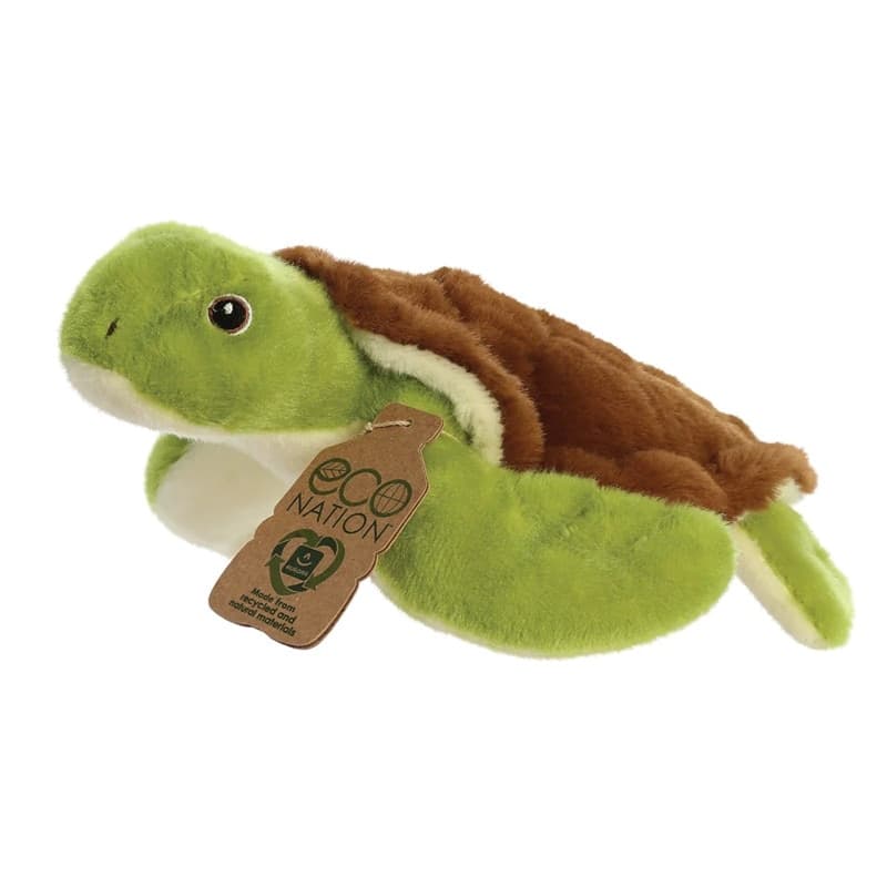 Eco Nation – Plush Toy / Cuddly Sea Turtle 27 cm Eco-Friendly - 2