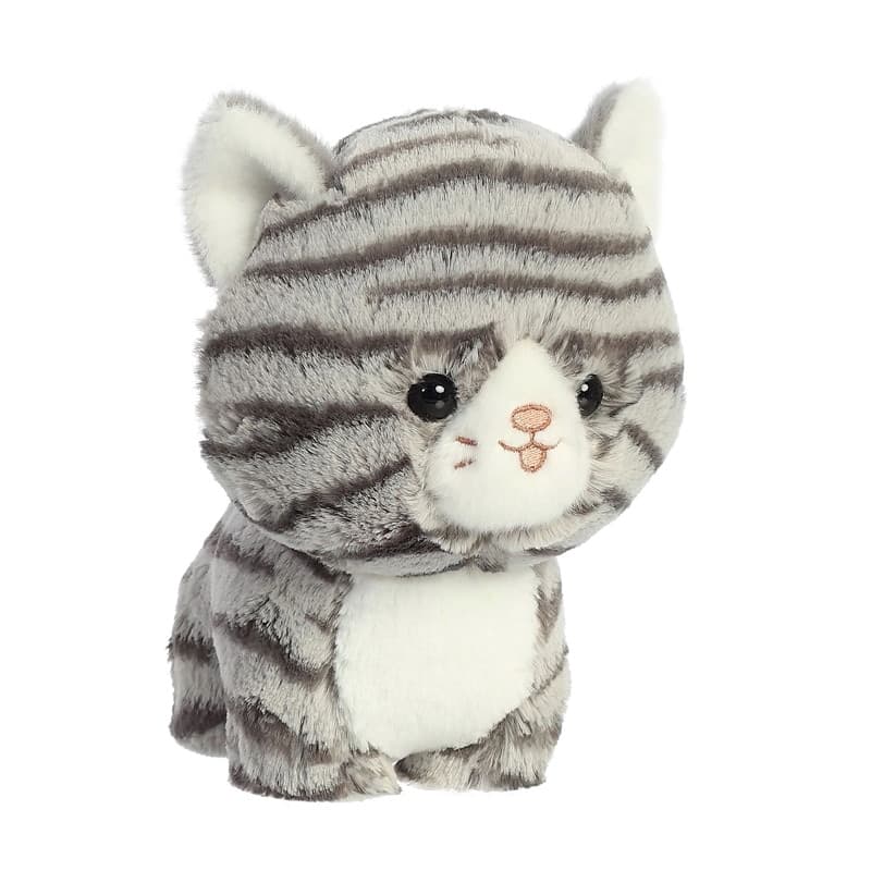 Teddy Pets - Plush Toy / Cuddle Toy Cat Grey Tabby 17 cm - 2