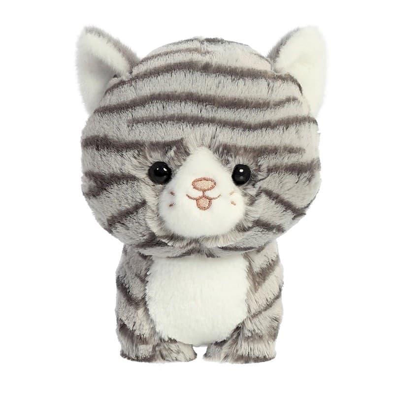 Teddy Pets - Plush Toy / Cuddle Toy Cat Grey Tabby 17 cm - 6