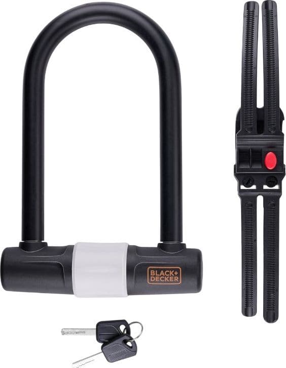 Black&Decker - Bicycle Lock / U-Lock 14x25 cm
