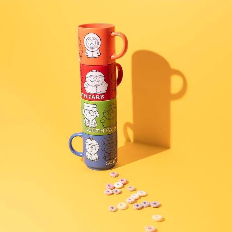 South Park - Set of 4 Ceramic Mugs with Stand 300 ml - 14