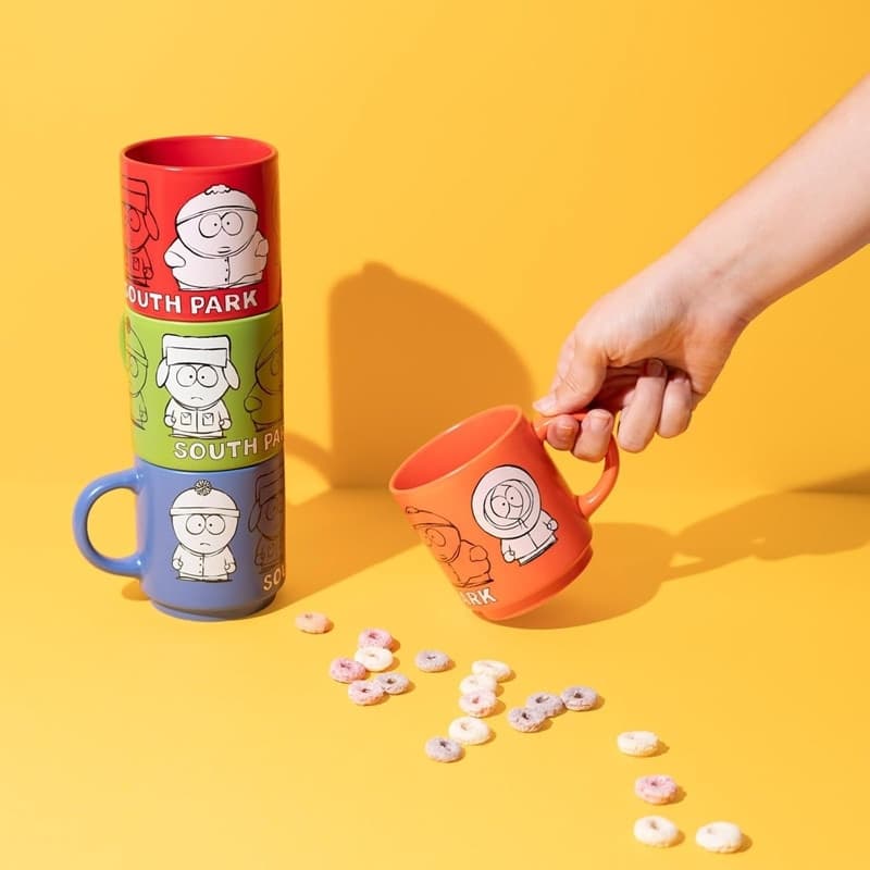 South Park - Set of 4 Ceramic Mugs with Stand 300 ml - 6