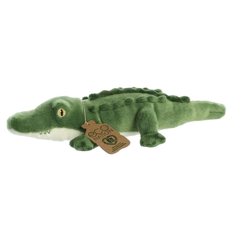 Eco Nation – Plush Toy / Cuddly Alligator 36 cm Eco-Friendly - 8