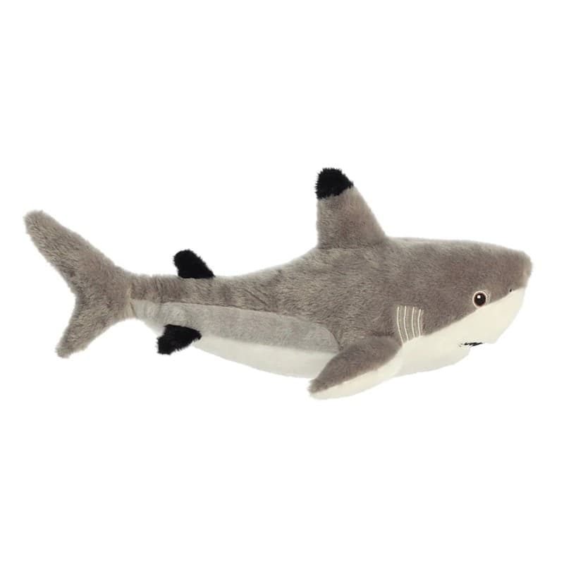 Eco Nation – Plush Toy / Cuddly Blacktip Shark 38 cm Eco-Friendly - 12