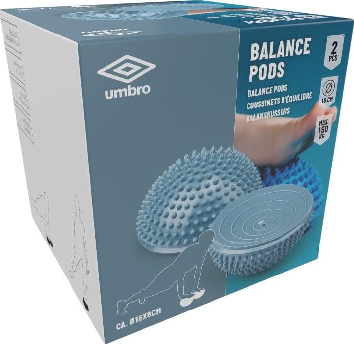 Umbro - Sensory balance half ball for rehabilitation and foot massage 2 pcs - 3