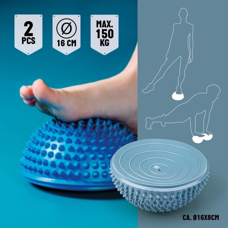 Umbro - Sensory balance half ball for rehabilitation and foot massage 2 pcs - 6