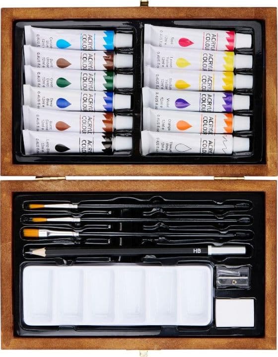 Artico - Art painting set in wooden box 20 pcs - 2