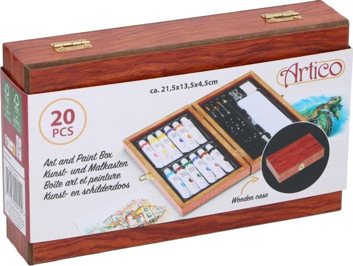 Artico - Art painting set in wooden box 20 pcs - 9