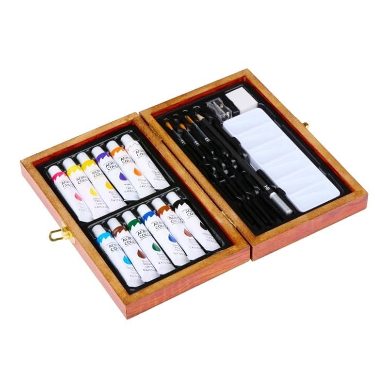 Artico - Art painting set in wooden box 20 pcs - 10