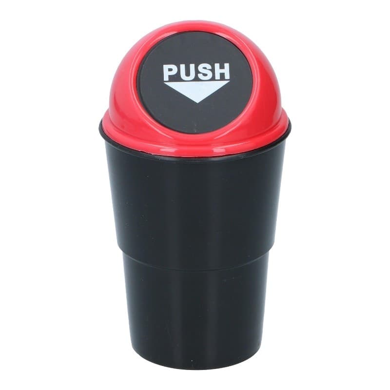 Dunlop - Car Trash Bin 400 ml 10x17 cm (Red / Black) - 5
