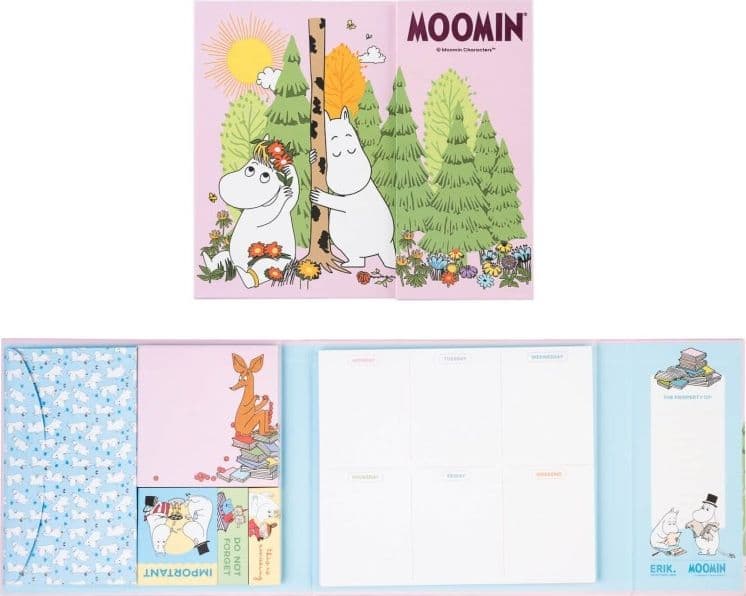 Moomins - Weekly Planner A4 with Sticky Notes - 10