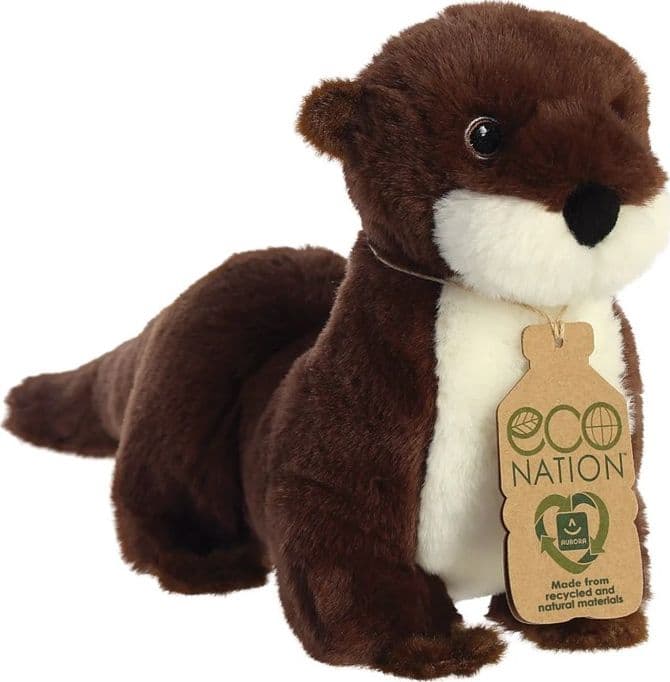 Eco Nation – Plush Toy / Cuddly River Otter 34 cm Eco-Friendly - 9
