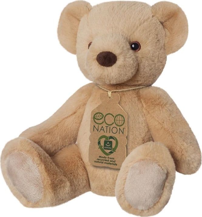 Eco Nation – Plush Toy / Cuddly Teddy Bear 28 cm Eco-Friendly - 8