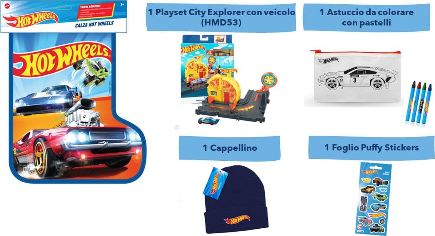 Calza Hot Wheels 2026