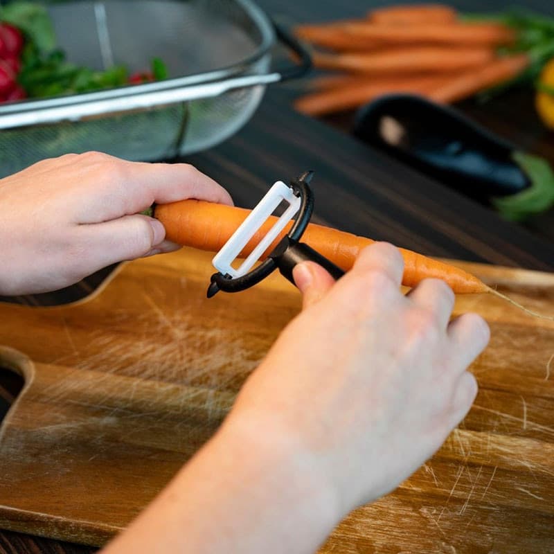 Alpina - Stainless steel INOX knife set 6 pcs. (Black) - 4