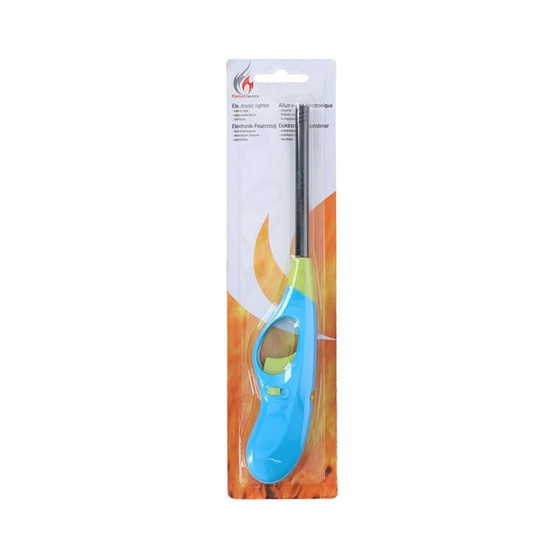 Comfortable gas lighter 26.6 cm (blue) - 5