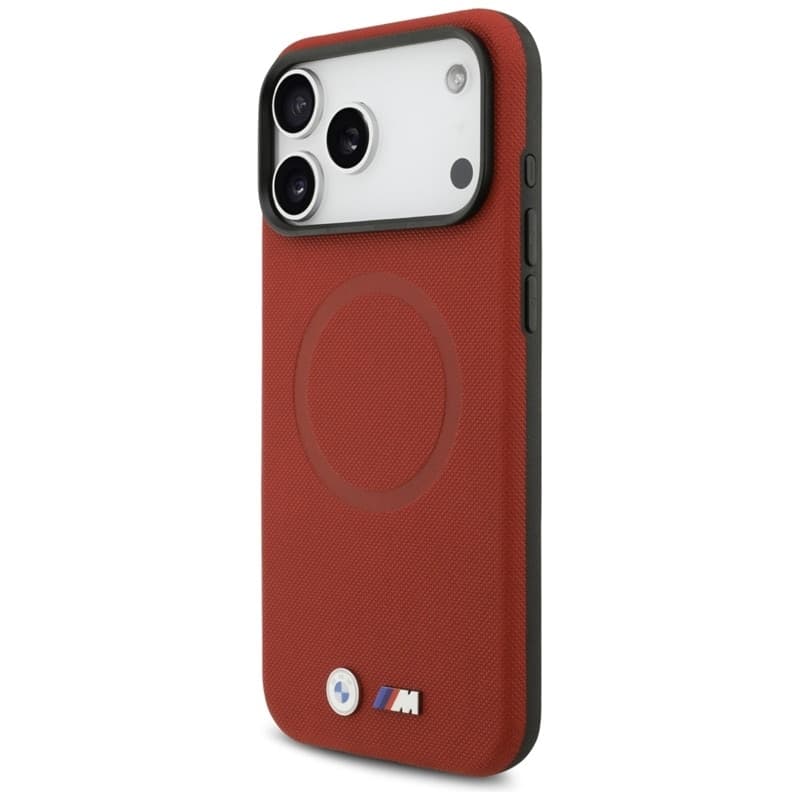 BMW M FW Metal Logo MagSafe - Case iPhone 17 Pro Max (red) - 2