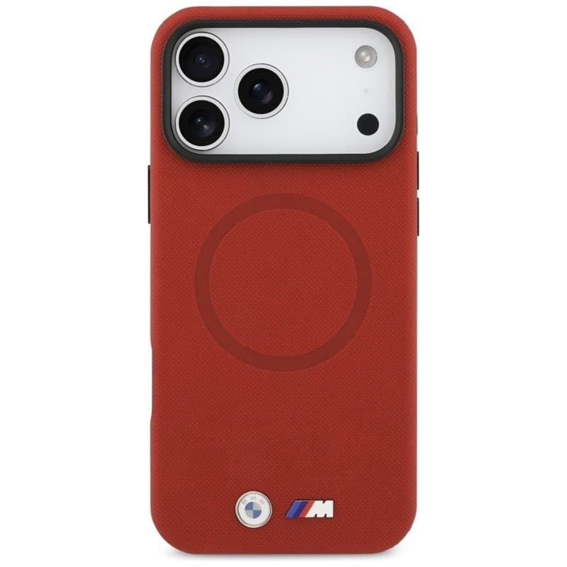 BMW M FW Metal Logo MagSafe - Case iPhone 17 Pro Max (red) - 11