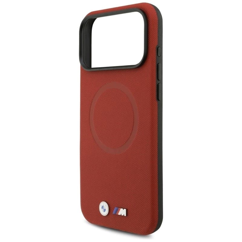 BMW M FW Metal Logo MagSafe - Case iPhone 17 Pro Max (red) - 14