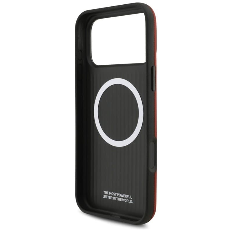 BMW M FW Metal Logo MagSafe - Case iPhone 17 Pro Max (red) - 15