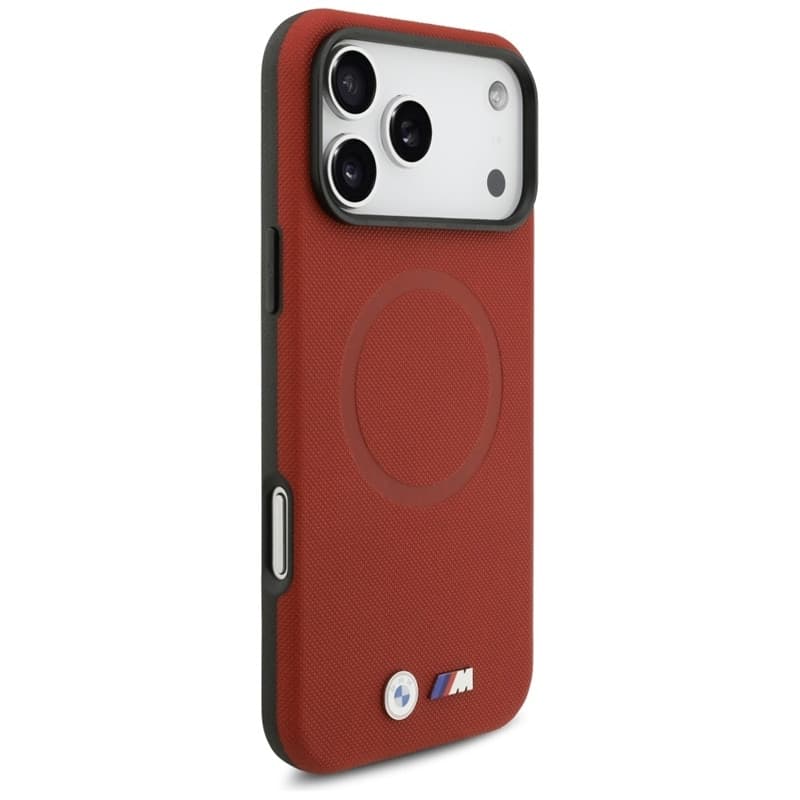 BMW M FW Metal Logo MagSafe - Case iPhone 17 Pro Max (red) - 4